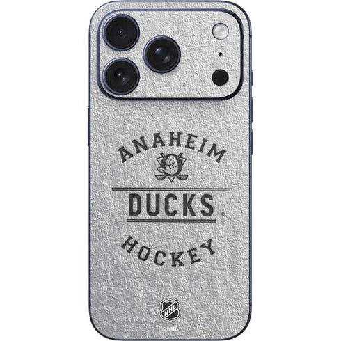 NHL Anaheim Ducks Black Text iPhone 17 Pro Max Skin