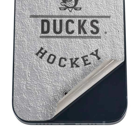 NHL Anaheim Ducks Black Text iPhone 17 Pro Skin