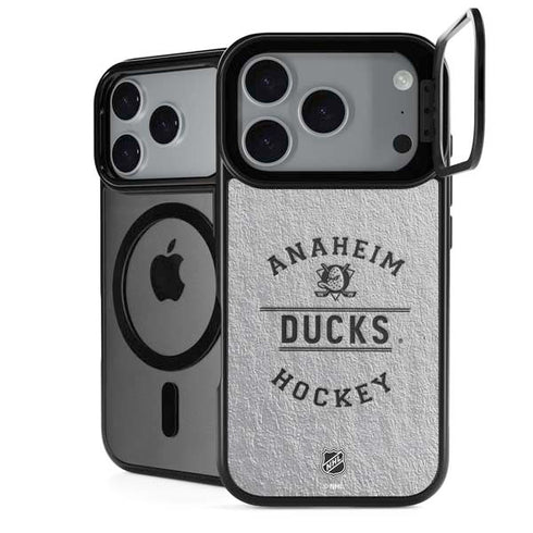 NHL Anaheim Ducks Black Text iPhone 18 Pro Max Kickstand Case