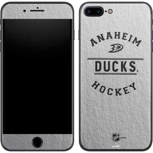 NHL Anaheim Ducks Black Text iPhone 8 Plus Skin