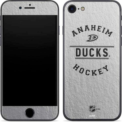 NHL Anaheim Ducks Black Text iPhone 8 Skin