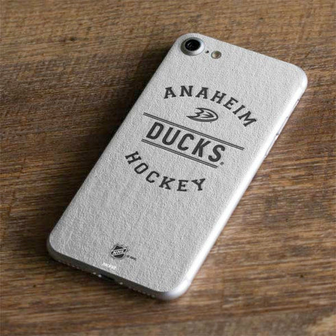 NHL Anaheim Ducks Black Text iPhone 8 Skin