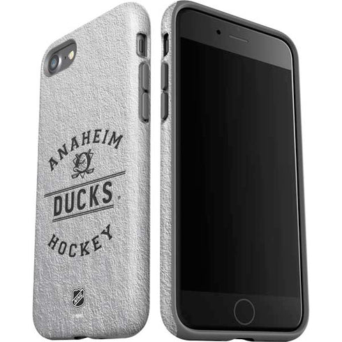 NHL Anaheim Ducks Black Text iPhone SE (2nd & 3rd Gen) Pro Case