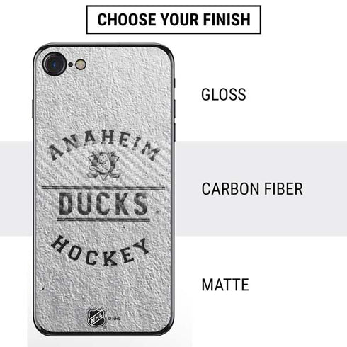 NHL Anaheim Ducks Black Text iPhone SE (2nd & 3rd Gen) Skin