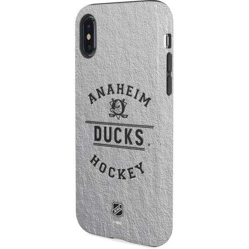NHL Anaheim Ducks Black Text iPhone X Pro Case