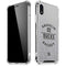 NHL Anaheim Ducks Black Text iPhone XR Clear Case
