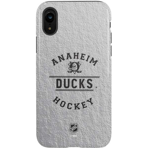 NHL Anaheim Ducks Black Text iPhone XR Pro Case