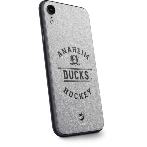 NHL Anaheim Ducks Black Text iPhone XR Skin
