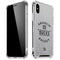 NHL Anaheim Ducks Black Text iPhone XS Max Clear Case