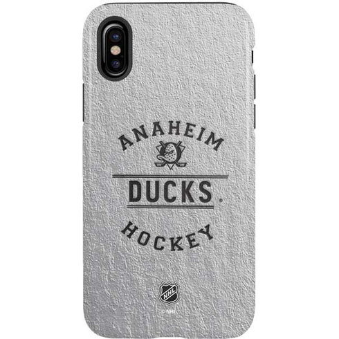 NHL Anaheim Ducks Black Text iPhone XS Pro Case