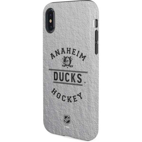 NHL Anaheim Ducks Black Text iPhone XS Pro Case