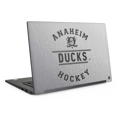 NHL Anaheim Ducks Black Text Dell Latitude Skin