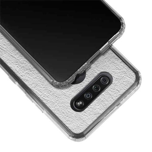 NHL Anaheim Ducks Black Text LG K51/Q51 Clear Case