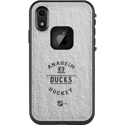 NHL Anaheim Ducks Black Text LifeProof Fre iPhone Skin