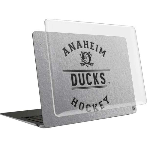NHL Anaheim Ducks Black Text MacBook Air 13in (2020) Case plus Skin