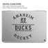 NHL Anaheim Ducks Black Text MacBook Air 13in (2020) Case plus Skin
