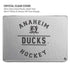 NHL Anaheim Ducks Black Text MacBook Air 13in M1 (2021) Case plus Skin