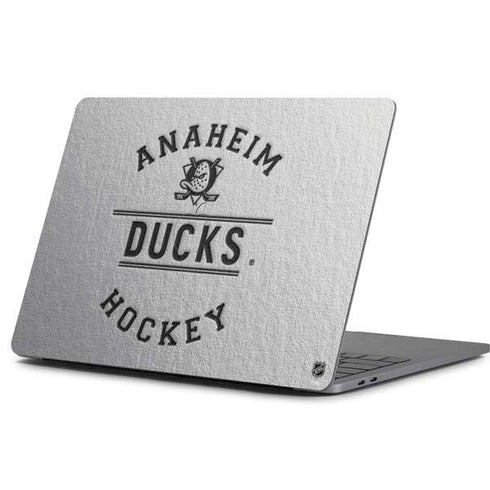 NHL Anaheim Ducks Black Text Apple MacBook Pro 13-inch Skin