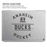 NHL Anaheim Ducks Black Text MacBook Pro 13in (2020) Case plus Skin