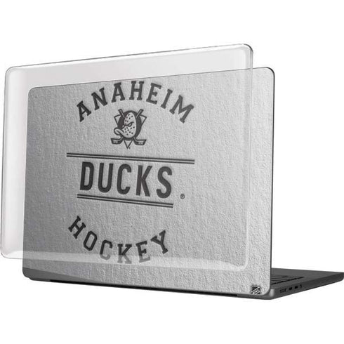 NHL Anaheim Ducks Black Text MacBook Pro 14in (2021-24) Case plus Skin