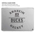NHL Anaheim Ducks Black Text MacBook Pro 14in (2021-24) Case plus Skin
