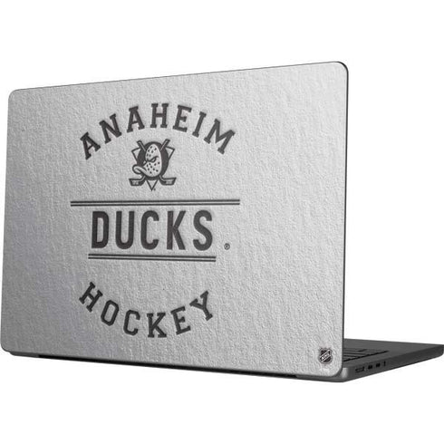 NHL Anaheim Ducks Black Text MacBook Pro 14in (2021-24) Skin