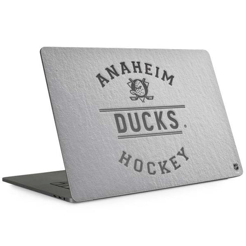 NHL Anaheim Ducks Black Text MacBook Skins