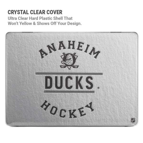 NHL Anaheim Ducks Black Text MacBook Pro 16in (2019-20) Case plus Skin