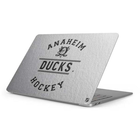 NHL Anaheim Ducks Black Text Apple MacBook Pro 16-inch Skin