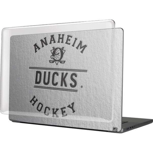 NHL Anaheim Ducks Black Text MacBook Pro 16in (2021-25) Case plus Skin