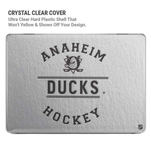 NHL Anaheim Ducks Black Text MacBook Pro 16in (2021-25) Case plus Skin