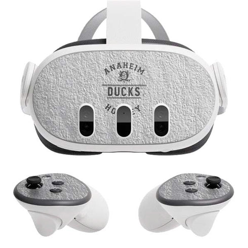 NHL Anaheim Ducks Black Text Meta Quest 3 Skin