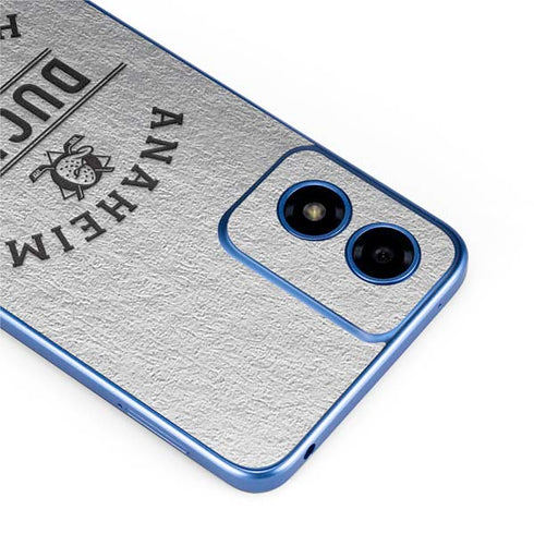 NHL Anaheim Ducks Black Text Moto G Play 4G (2024) Skin