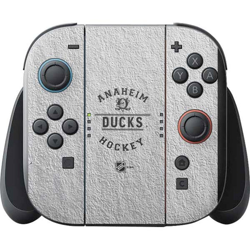 NHL Anaheim Ducks Black Text Nintendo Switch 2 (2025) with Joy-Con Skin