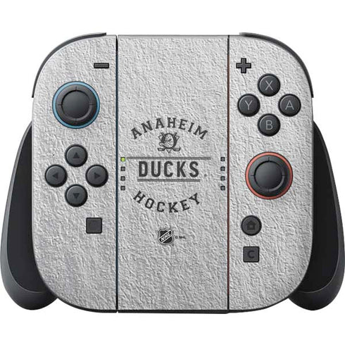 NHL Anaheim Ducks Black Text Nintendo Switch 2 (2025) Joy-Con Controller Skin