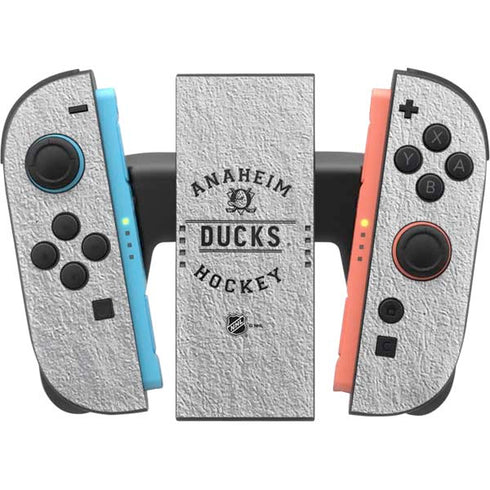 NHL Anaheim Ducks Black Text Nintendo Switch 2 (2025) Joy-Con Controller Skin