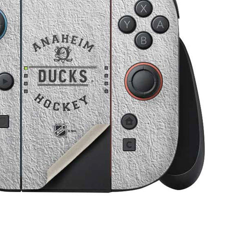 NHL Anaheim Ducks Black Text Nintendo Switch 2 (2025) Joy-Con Controller Skin