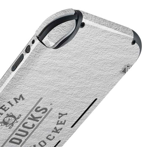 NHL Anaheim Ducks Black Text Nintendo Switch Lite Skin