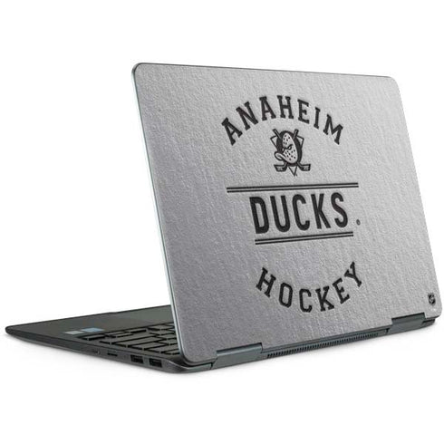 NHL Anaheim Ducks Black Text Notebook 9 Pro 13in (2017) Skin