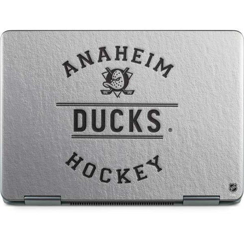 NHL Anaheim Ducks Black Text Notebook 9 Pro 13in (2017) Skin