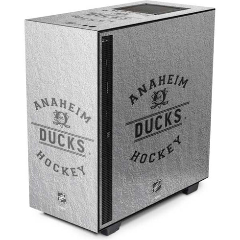 NHL Anaheim Ducks Black Text NZXT H510 Compact ATX Mid-Tower Case Skin