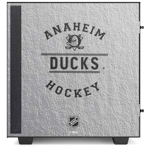 NHL Anaheim Ducks Black Text NZXT H510 Compact ATX Mid-Tower Case Skin