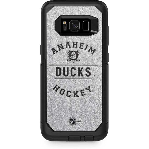 NHL Anaheim Ducks Black Text Otterbox Commuter Galaxy Skin