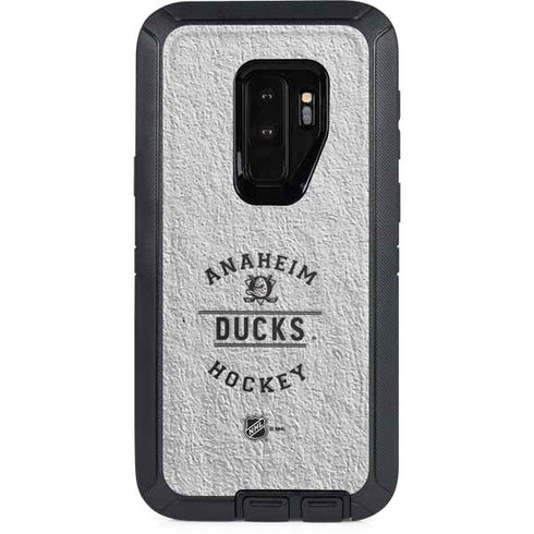 NHL Anaheim Ducks Black Text Otterbox Defender Galaxy Skin