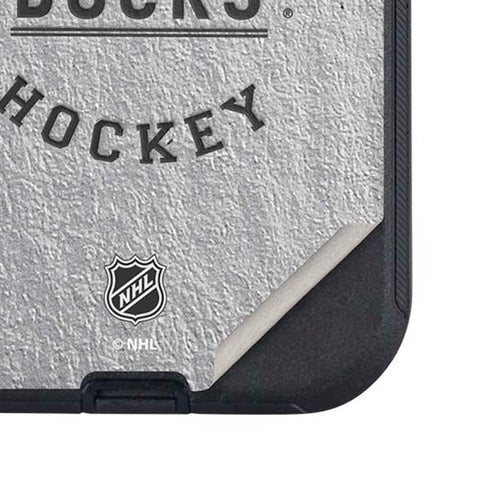NHL Anaheim Ducks Black Text Otterbox Defender iPhone Skin