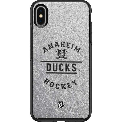 NHL Anaheim Ducks Black Text Otterbox Symmetry iPhone Skin