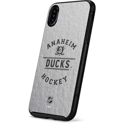 NHL Anaheim Ducks Black Text Otterbox Symmetry iPhone Skin