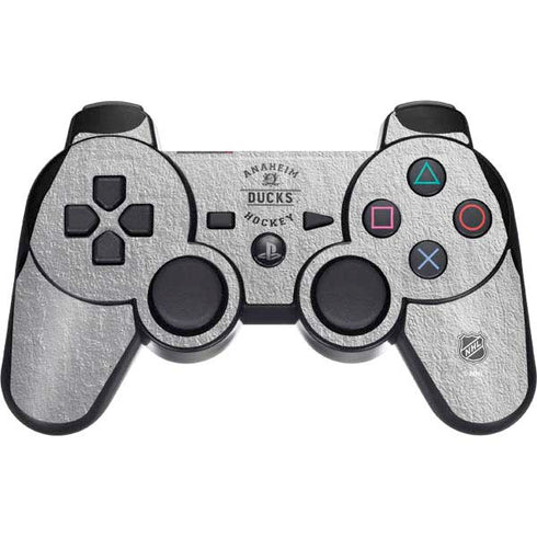 NHL Anaheim Ducks Black Text PS3 Dual Shock wireless controller Skin