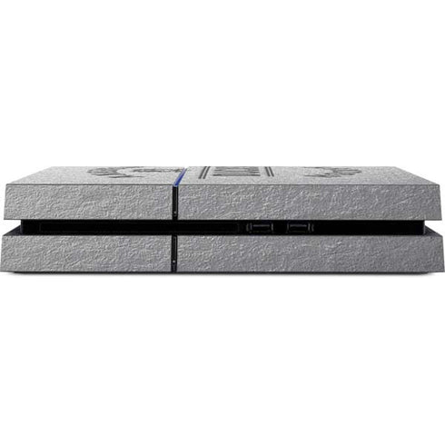 NHL Anaheim Ducks Black Text PS4 Console Skin