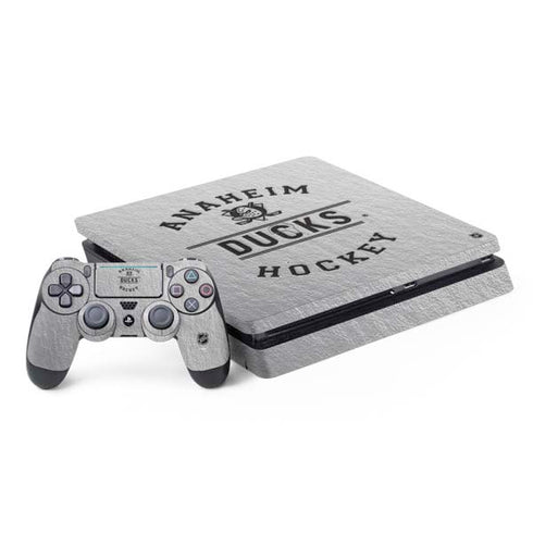 NHL Anaheim Ducks Black Text PlayStation PS4 Skins